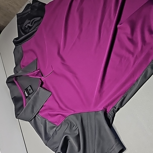 Oakley large black and purple regular fit short sleeve polo - Picture 5 of 6